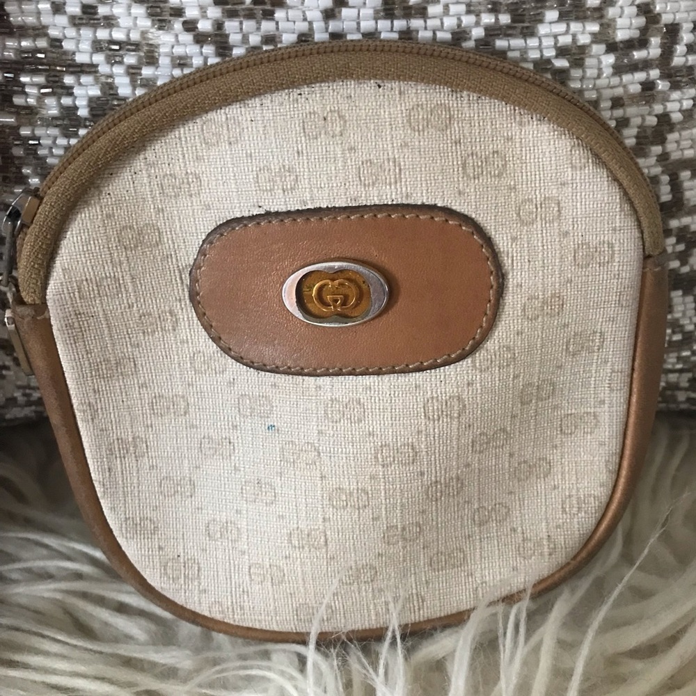 vintage purse coin brand gucci